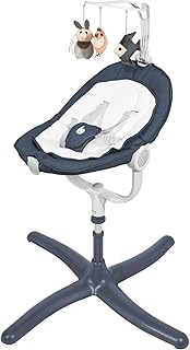 Babymoov Swoon Air - 360° High Baby Bouncer Chair from Birth, Adjustable Height
