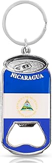 SandT Collection Nicaragua Beer Bottle Opener Keychain - Can