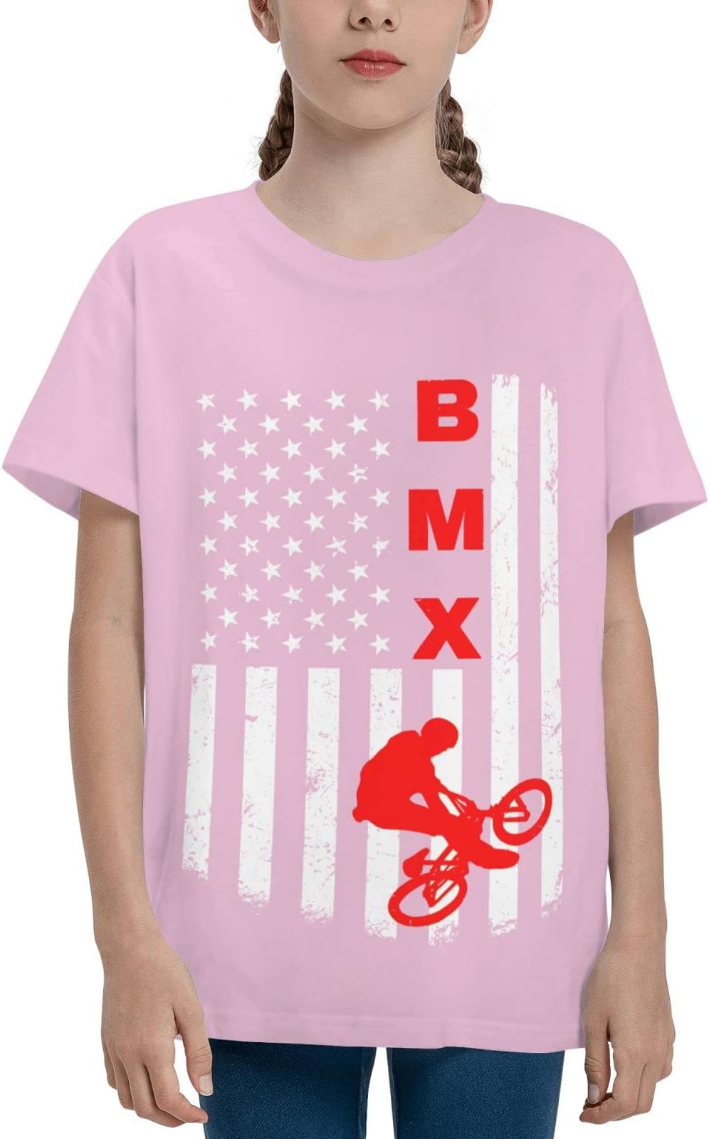VDSA BMX USA American Flag Teen T-Shirt