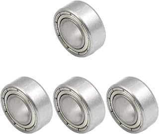 Bettomshin 4Pcs 6x13x5mm(ID x OD x Tik) Miniature Deep Groove Ball Bearings£¬ 686ZZ Skateboard Bearings Double Sided Metal Dustproof for Fitness Equipment Electrical Motors etc