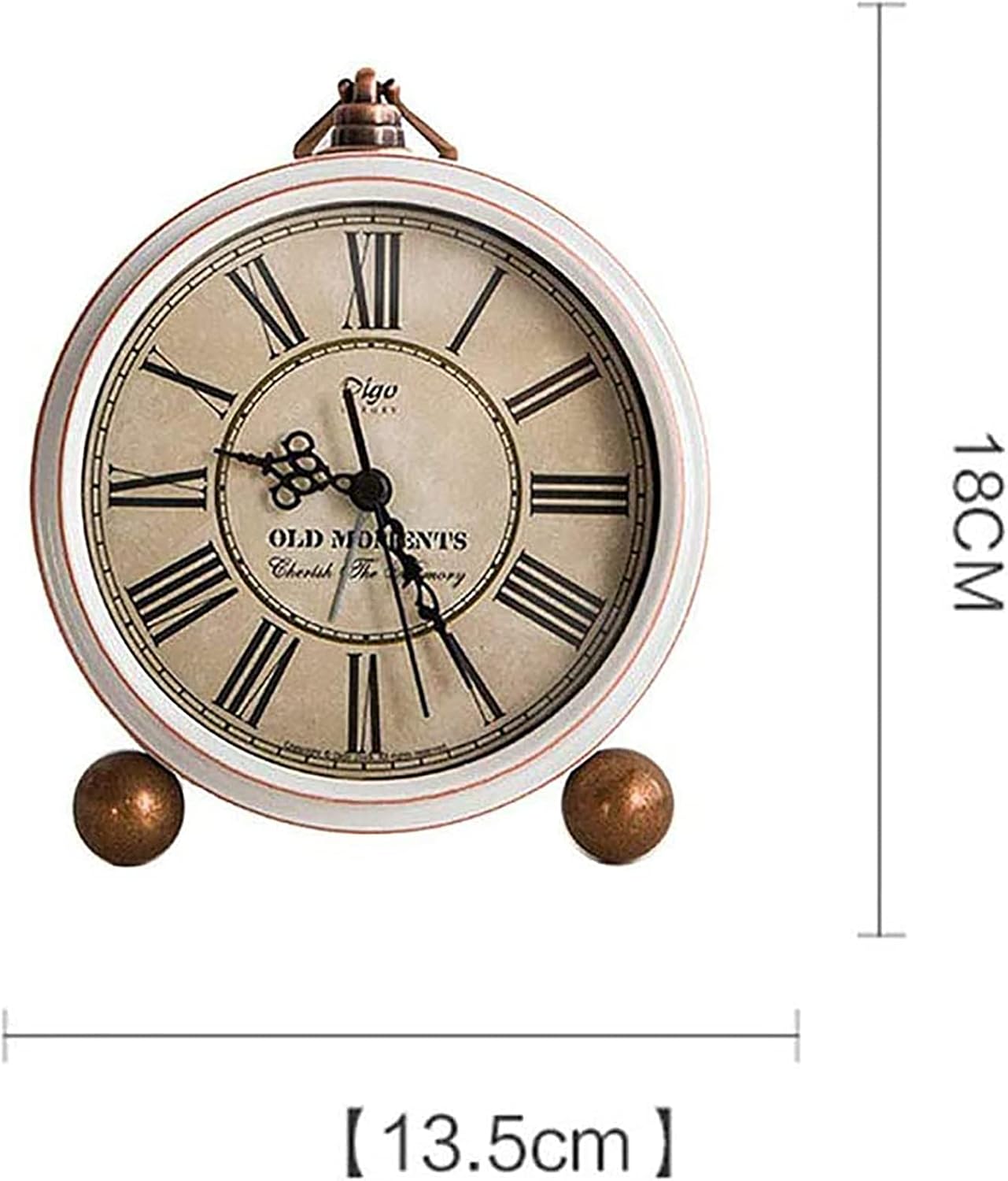 Fireplace Watch, Battery-Powered Fireplace Clock, Suitable for Living Room, Office, Kitchen, Shelf and Gifts for Home Decoration Clocks