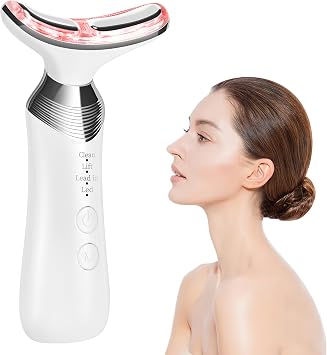 Carer Beauty 4-in-1 Facial Massager with RF EMS LED Light Vibration Anti-Aging Device for Face & Neck Lifting & Firming Skin