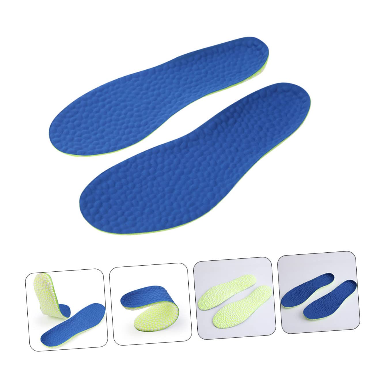 Healeved 4paare Atmungsaktive Tpu-foaming-sohlen Massage-einlegesohlen Für Sport Und Freizeitschuhe Schweißabsorbierend Stoßdämpfend Individuell Zuschneidbar