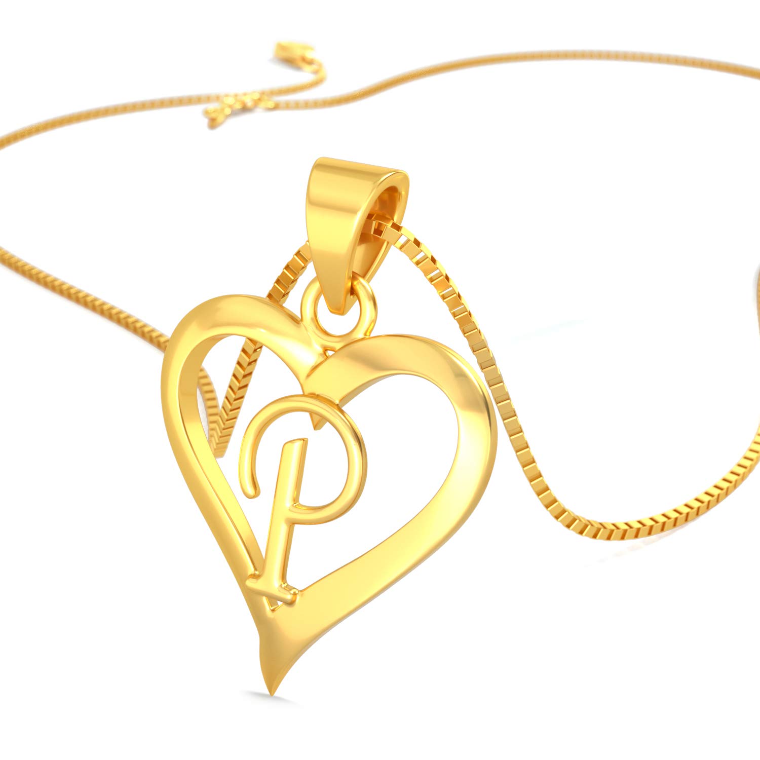 joyalukkas 22KT Yellow Gold Pendant for Girls-picture-18