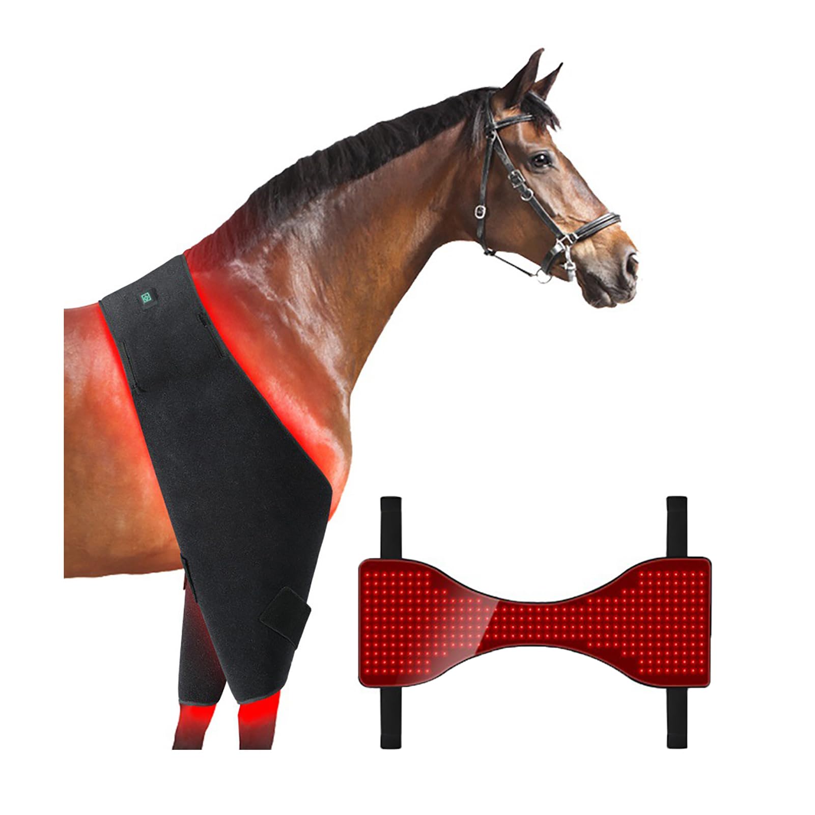 Tapis LED Lumière Rouge Horseware - Tapis cheval - Horseware - Le Paturon