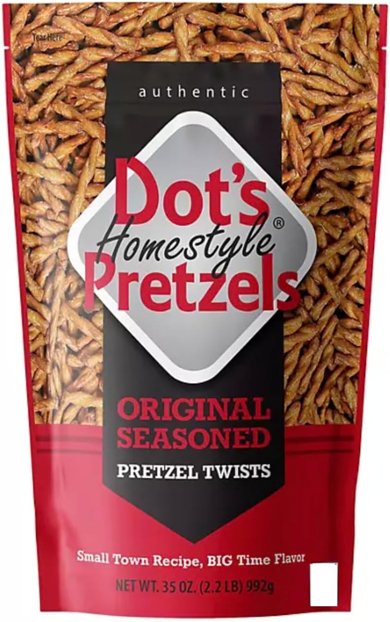 Dots Homestyle Pretzels Original Seasoned, 2.2 Pound Family