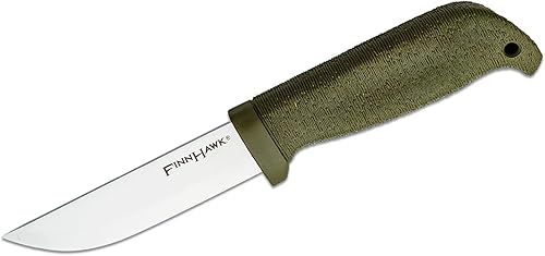 Miniatura 2 de Cold Steel 20NPKZ Finn Hawk Cuchillo de hoja fija de 4 pulgadas, grisplateado