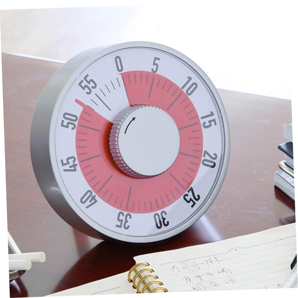 ULTECHNOVO Temporizador Mecánico Cuerpo de Abs Blanco de Cocina y Estudio, Cuenta Regresiva Alarma Adecuado para Cocinar, Hornear y Ejercicios