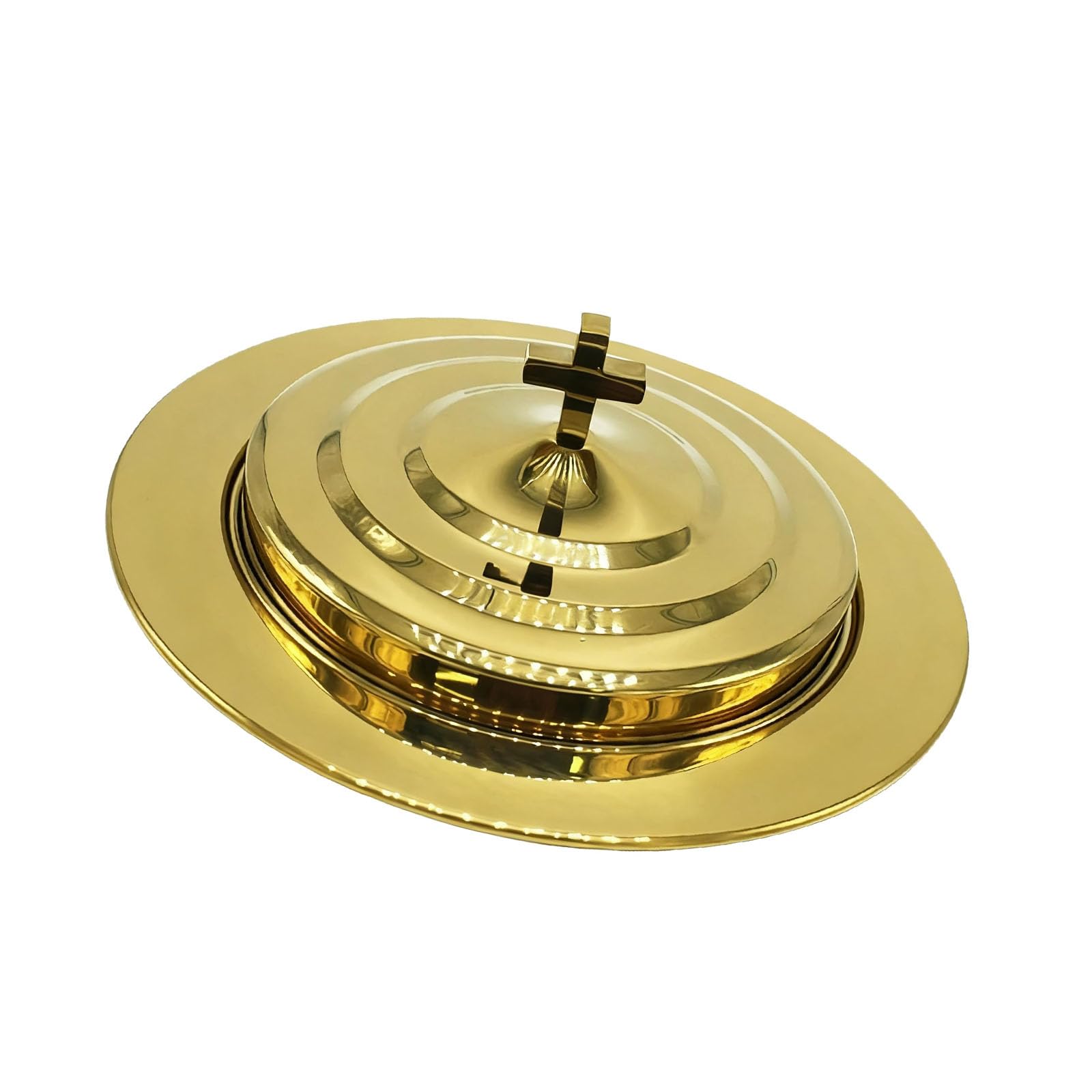 our fave Plated Communion Bread Tray with Lid Made 304 Stainless Steel for Ceremonies Rustproof Participation