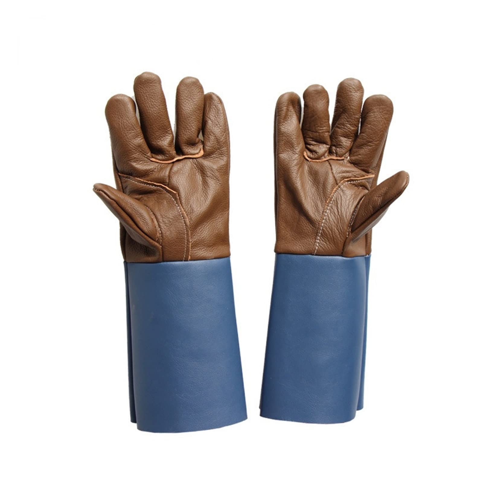 Welding Supplies Welding Gloves Thickened Gloves Lengthened Upper and Lower Leather Welder Head-Layer Leather Gloves