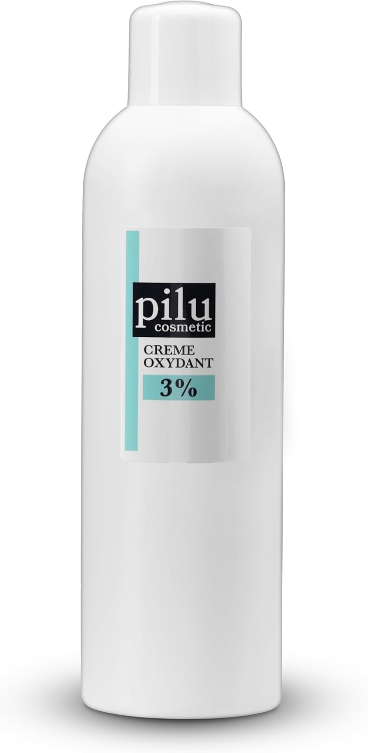 pilu cosmetic Cream Oxydant 1000 ml 3% ontwikkelaar, waterstofperoxide voor haarverf, haarkleuring, blondering, mattering, crème developer