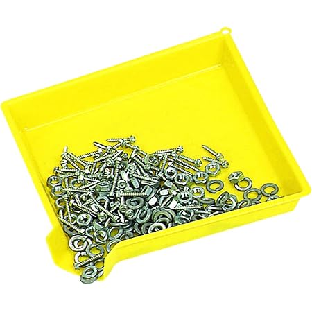 Easy Sorter Funnel Tray 9.5 x 9.5 x 1.5 inches (3-Pack) Yellow