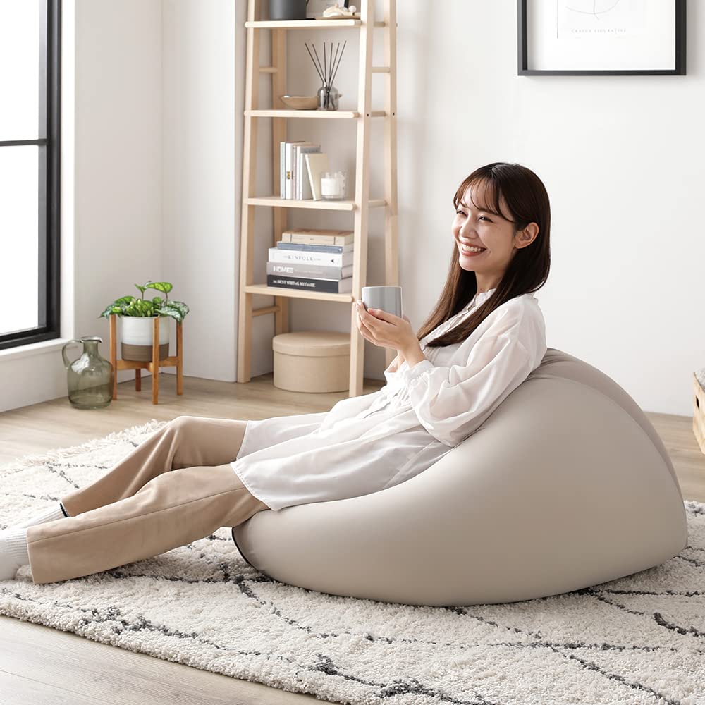 ビーズクッション 単品 グレージュ 洗えるカバー クッション Amazon.co.jp: RASIK ビーズクッション 別売りカバー 洗える