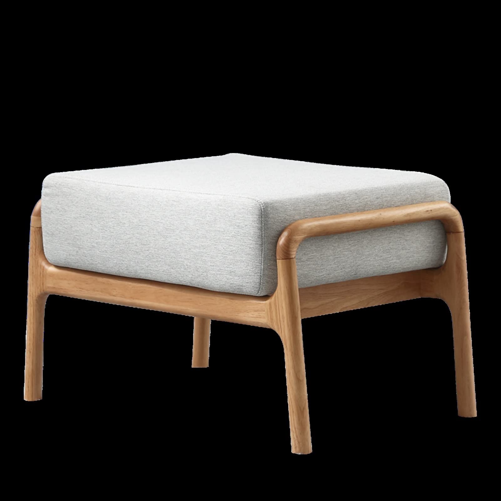 Repose-Pieds Banc en Véritable Caoutchouc Massif pour un Intérieur Cosy