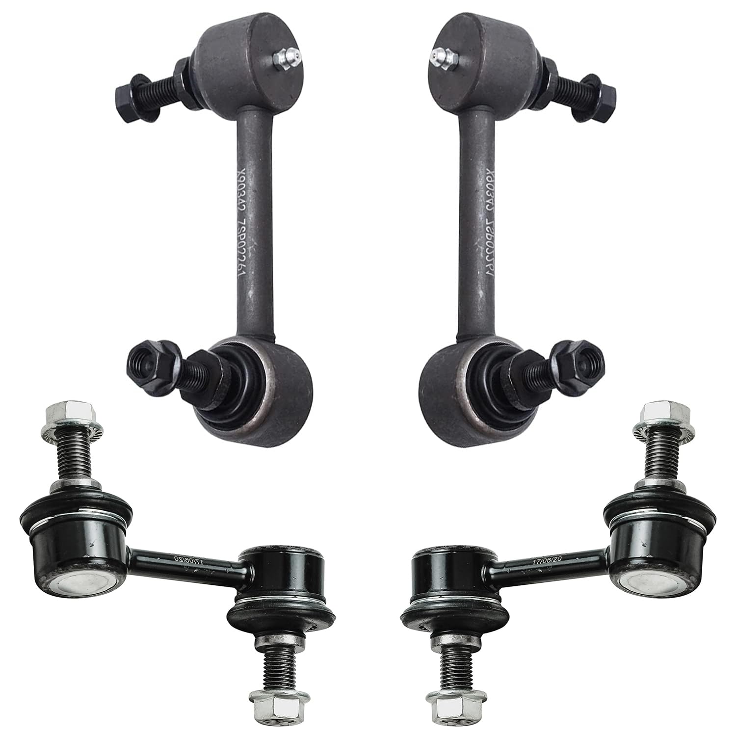 Amazon.com: Detroit Axle - 4pc Sway Bars for 03-07 Honda Accord