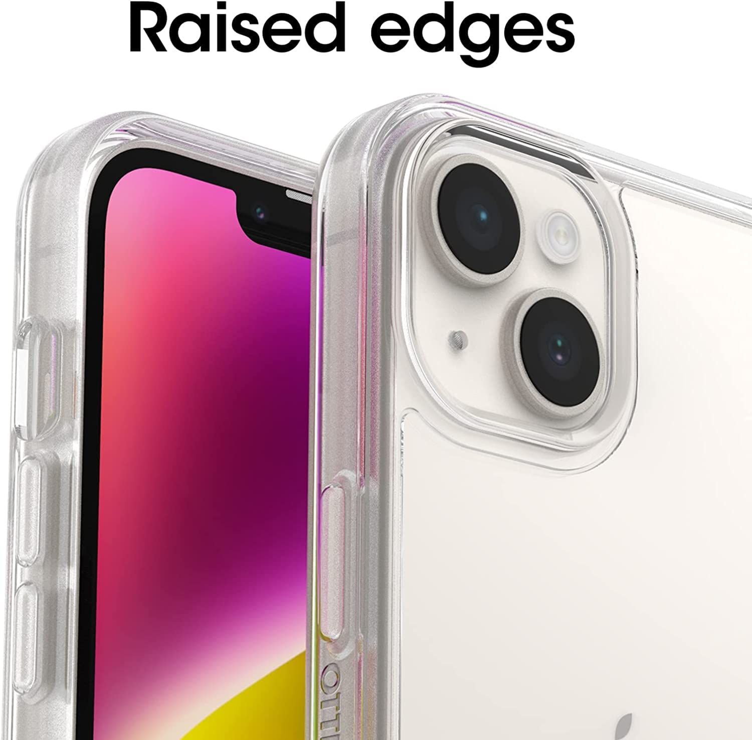 OtterBox Symmetry Clear Series - Carcasa para iPhone 14 y iPhone 13 (solo incluye embalaje), transparente