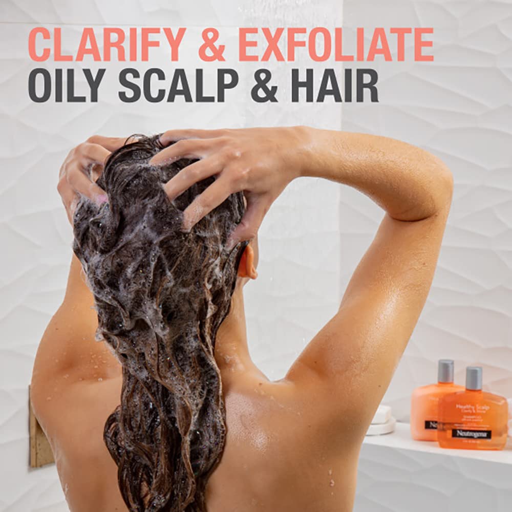 Neutrogena Healthy Scalp Clarify & Shine Shampoo & Conditioner, Pink Grapefruit