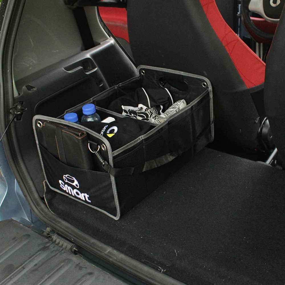 Bagażnik samochodowy schowek do Mercedes Smart 453 451 Fortwo Forfour składany kosz organizer torba auto uniwersalne akcesoria
