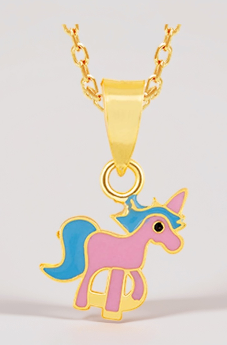 GIVA 925 Sterling Silver Kids Pendant With Link Chain|Studs to Gifts for Kids | With Certificate of Authenticity and 925 Stamp | 6 Months Warranty*