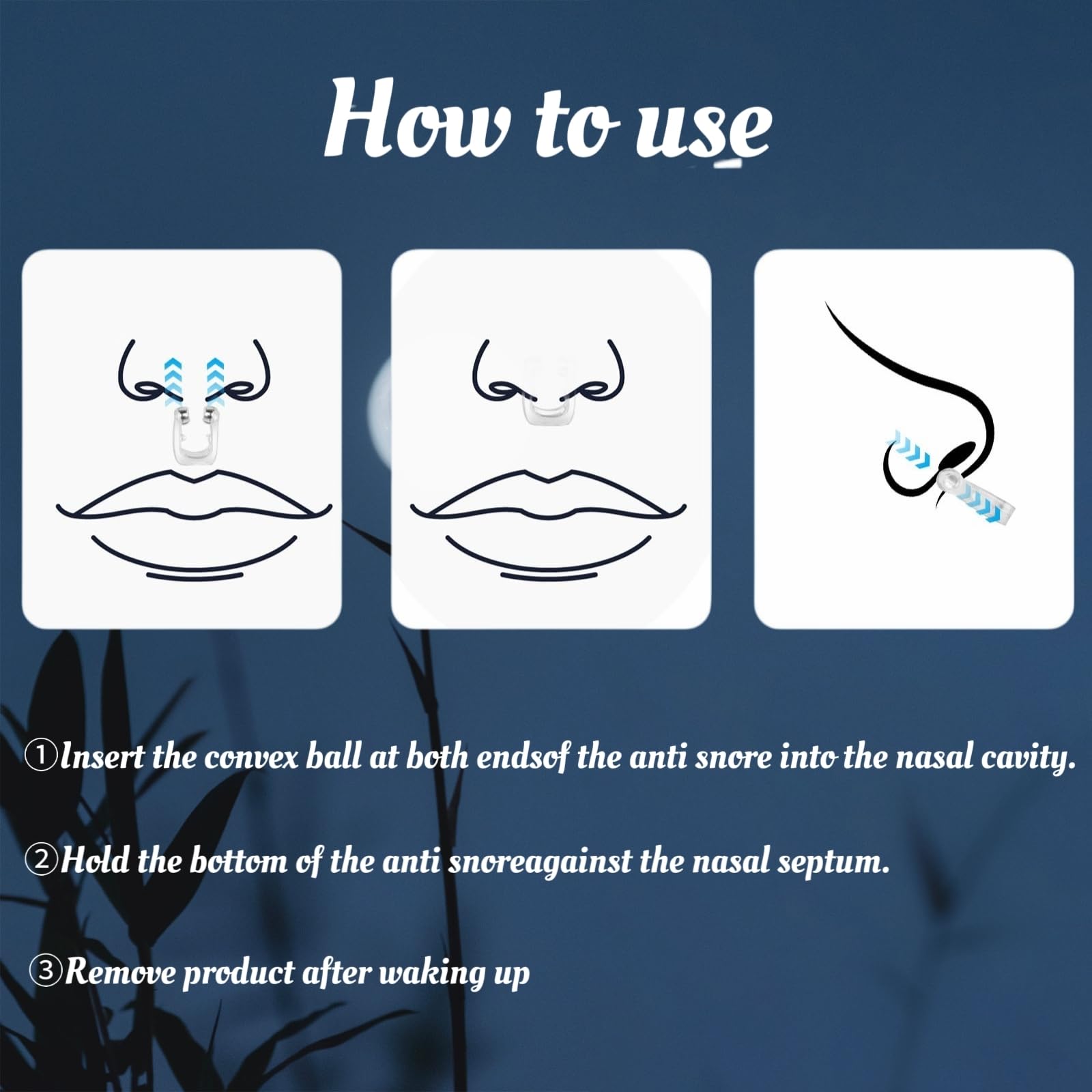 Anti snoring Devices,Effective snoring Solution,Silicone Nose Clip, Breathing Stop snoring,Enjoy a Comfortable and Quieter Sleep,White Medium 8pcs — Amazon image 4