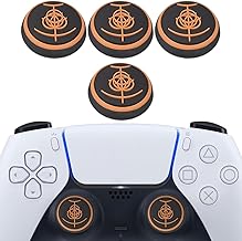 4 x Silicone Buttons Protective Cover, Grip Joystick Cap Analogue, Joystick Rubber Pads PS4 for PS5, PS4, Xbox 360, PS3 Game Controller