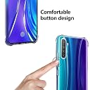 CaseGarrage Silicone Back Case for Realme XT Back Cover Slim Clear Camera Protection Anti-Slip Grip Back Cover for Realme XT (Transparent | Camera Protection | HC0405) gallery image