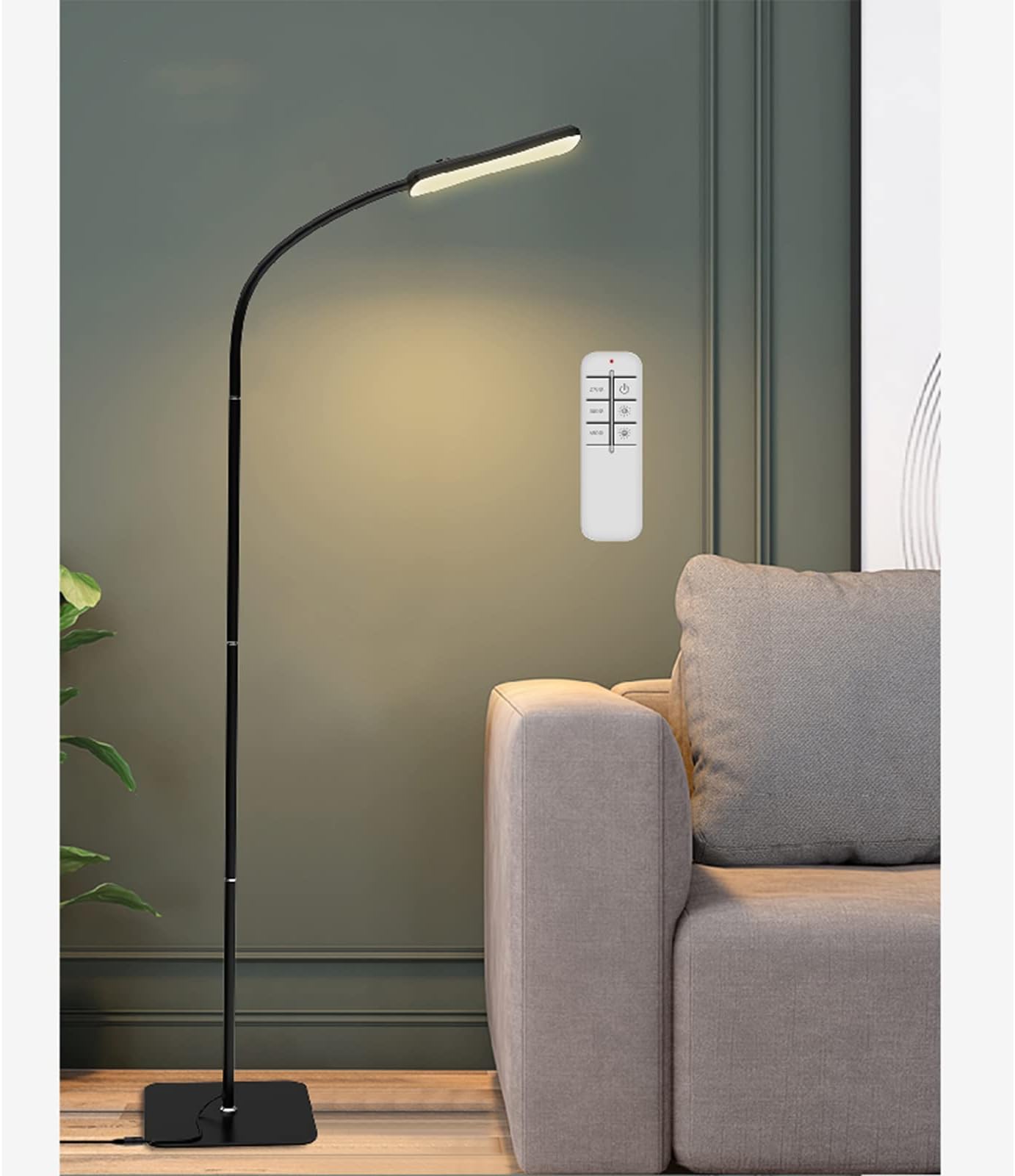 Floor lamp remote control wireless charging coffee table sofa LED floor lamp,Basic version