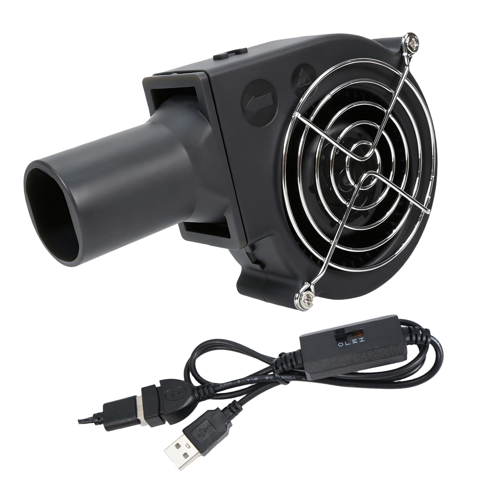 Tsophreniq Light Centrifugal Blower Air 97Mm 3200Rpm For Fast Starting In Outdoor Cooking And Fireplaces Settings Bbq Fan