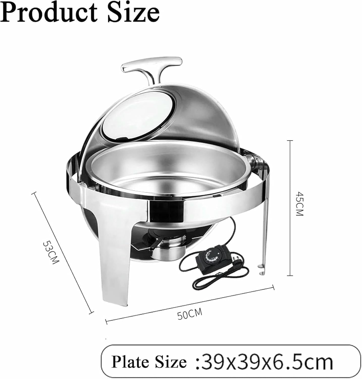 Electric Buffet Server, Professional Food Heater, Buffet Heat Container, Rubbish Plate