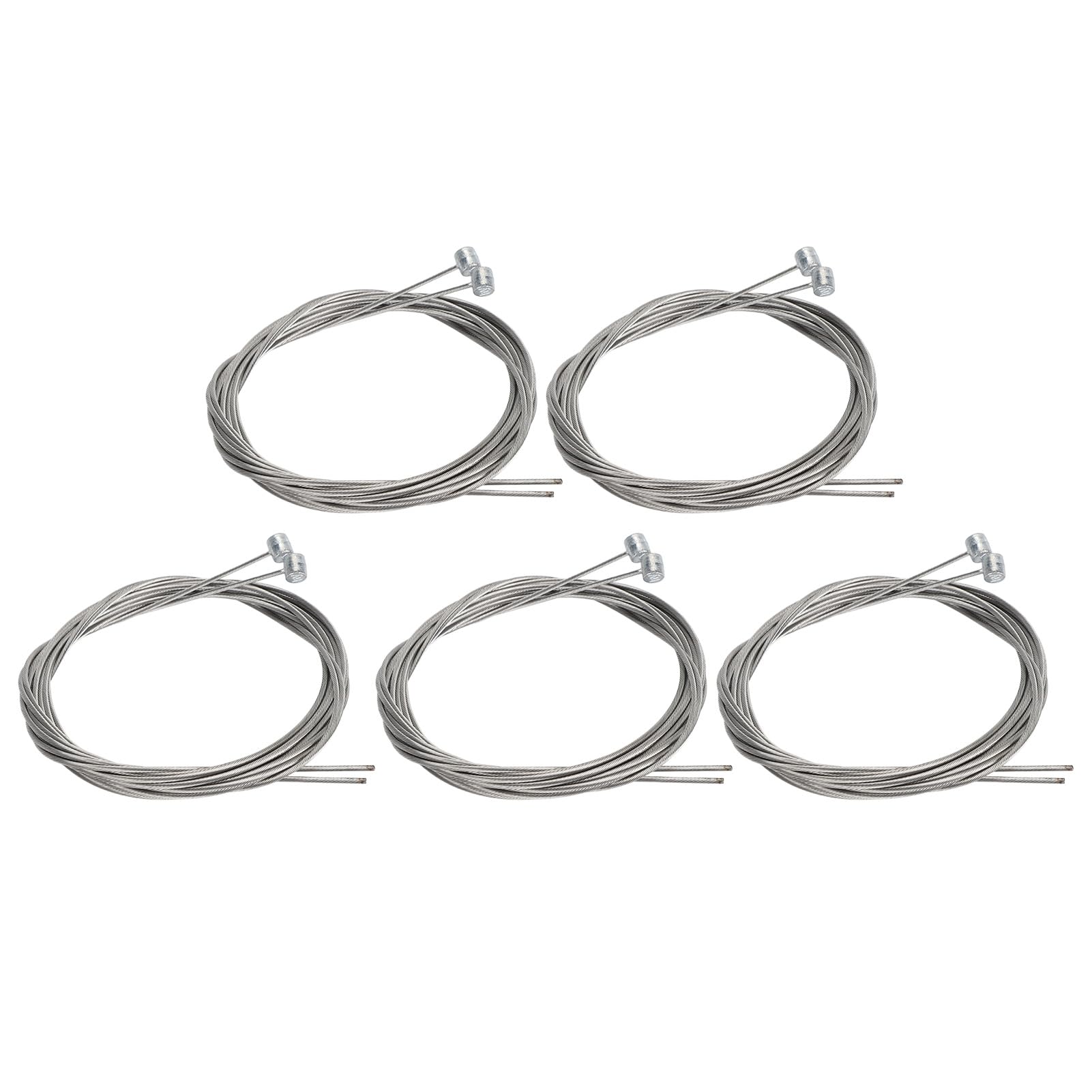 Cavi Freno Bici 2 Metri - Acciaio Zincato, Set Da 5, Per MTB City Bike BMX - Foto 6