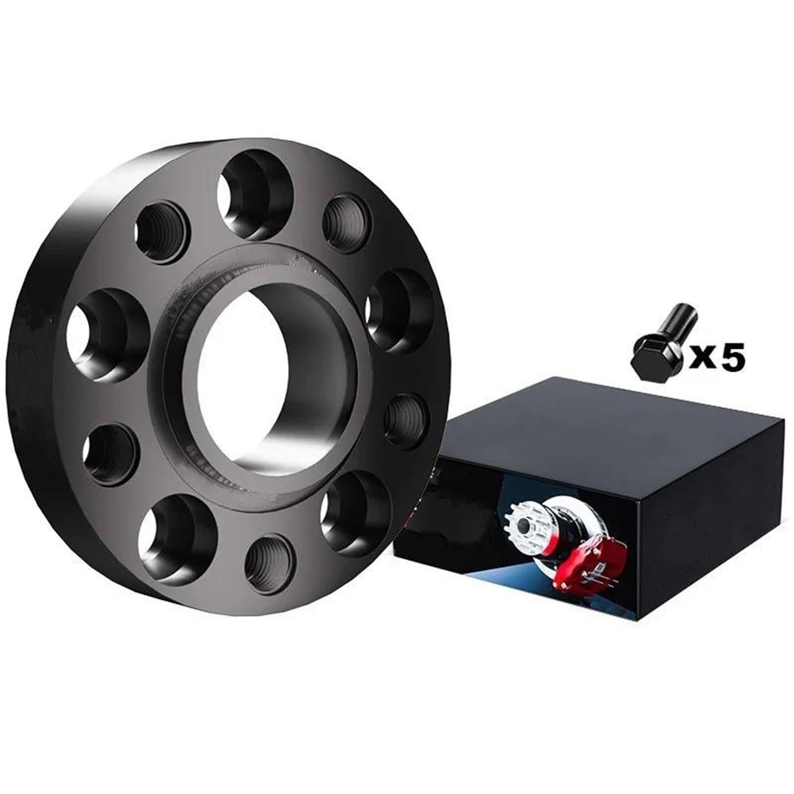 Separadores Rueda Separadores De Rueda Para A7 | Kit De Separadores De Rueda De Aluminio PCD 5x112 CB 66.6 M14x1.5 (1 Pieza) Con Arandelas Centradoras(30mm)