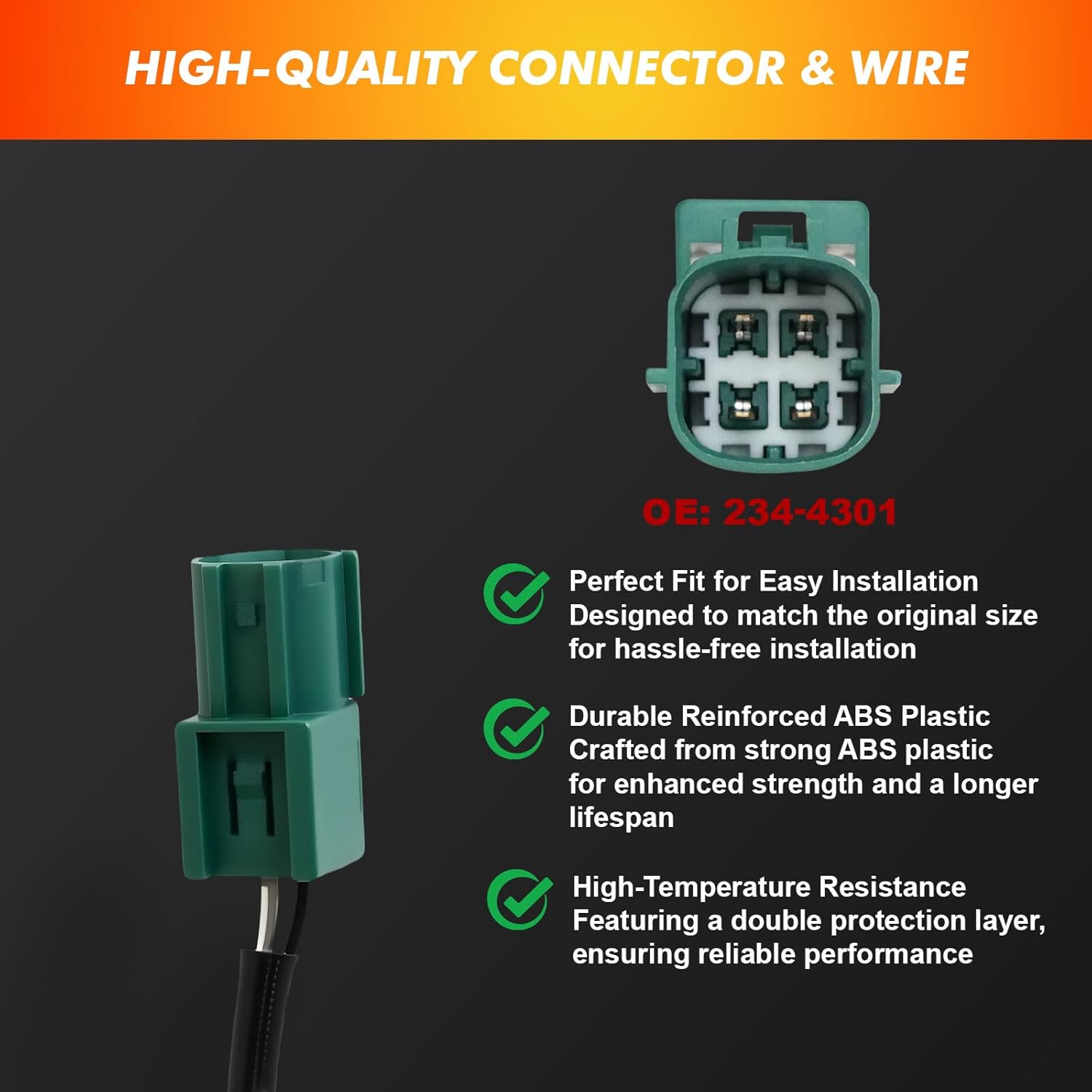 2004-2010 O2 Oxygen Sensors Upstream Downstream Compatible for Nissan 350Z, Altima, Maxima, Quest 2005-2009, Infiniti FX35, G35 3.5L V6, 4.5L V8 2004-2010, Replace 234-5060 234-4301