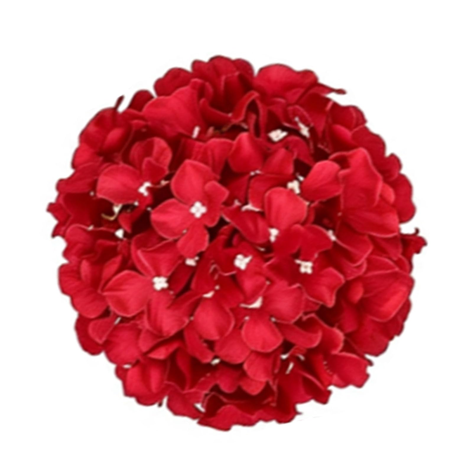 Duokon Paquete de 10 Bolas de Flores de Hortensias Artificiales, Tela