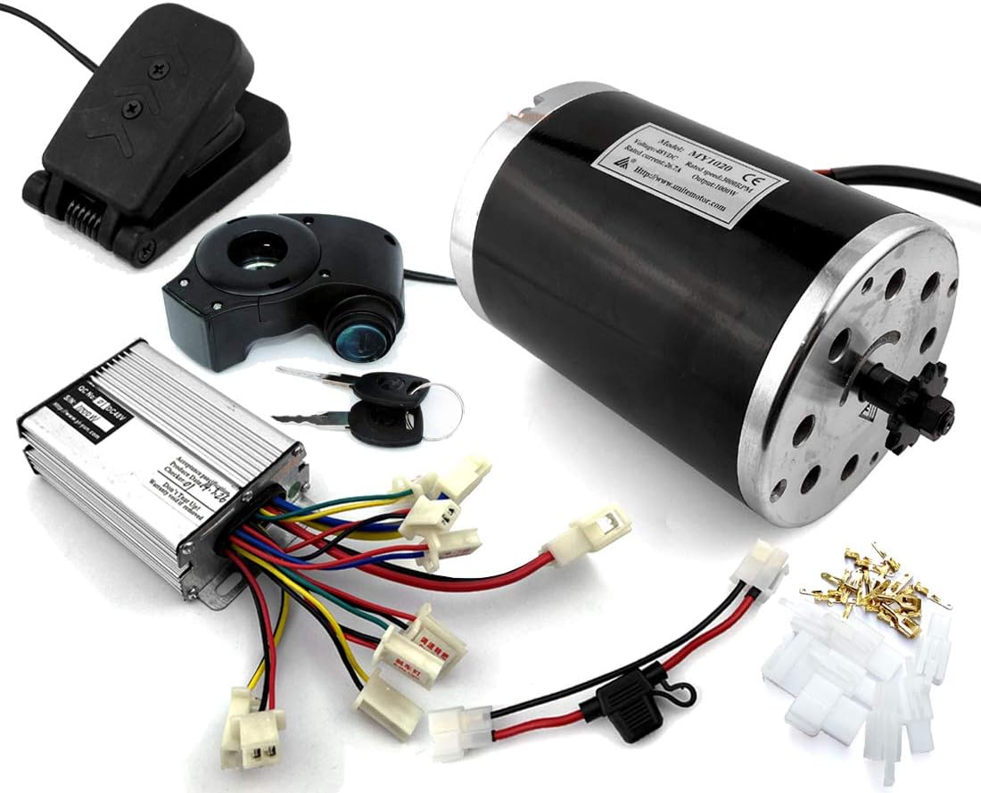 36V48V 1000W Unitemotor MY1020 Motor With Throttle And Controller High Power Scooter Chain Drive Engine DIY