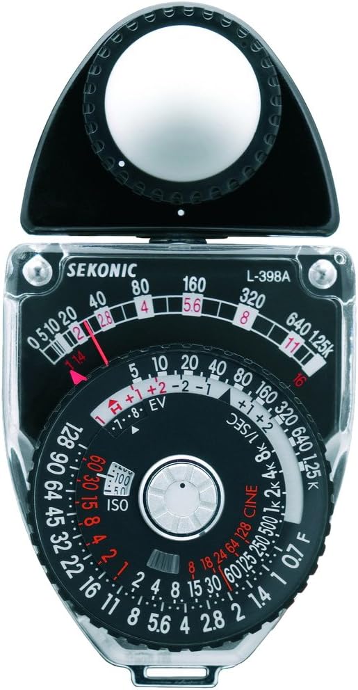 Sekonic Twinmate L208 Compact Analogue Light Meter,Black Amazon.co.uk