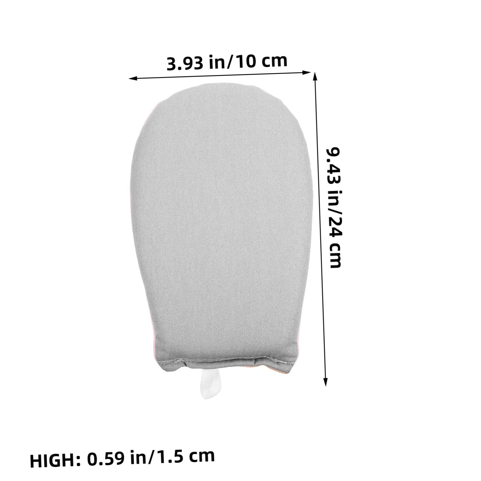 Garneck Portable Handheld Ironing Board Garment Glove Heat-Resistant Mitt Compact for Long Use