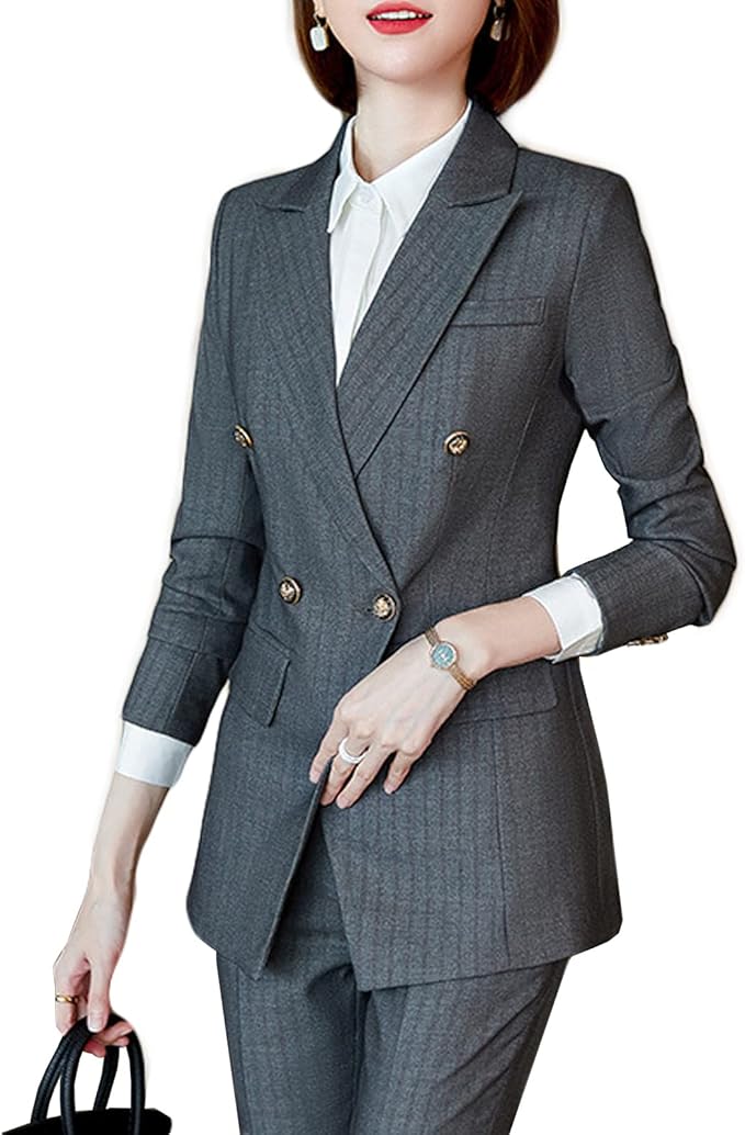 Amazon Sebowel スーツ レディース セットアップ ジャケット パンツスーツ 長袖 フォーマルスーツ ゆったり 春 夏 秋 冬 シンプル カジュアル 通勤 入園式 卒業式 卒園式 発表会 おおきいサイズ お洒落 シャツ パンツスーツ 通販