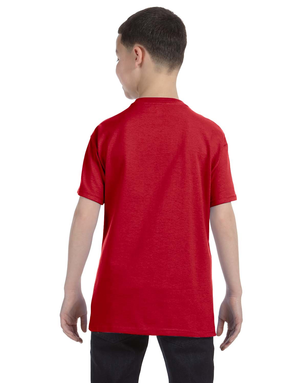 T-shirt in cotone TAGLESS da bambino autentica_Torna Red_XL