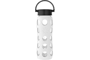 BPA-Free Lead Free Glass Water Bottle - Your Healthier Choice for Hydration