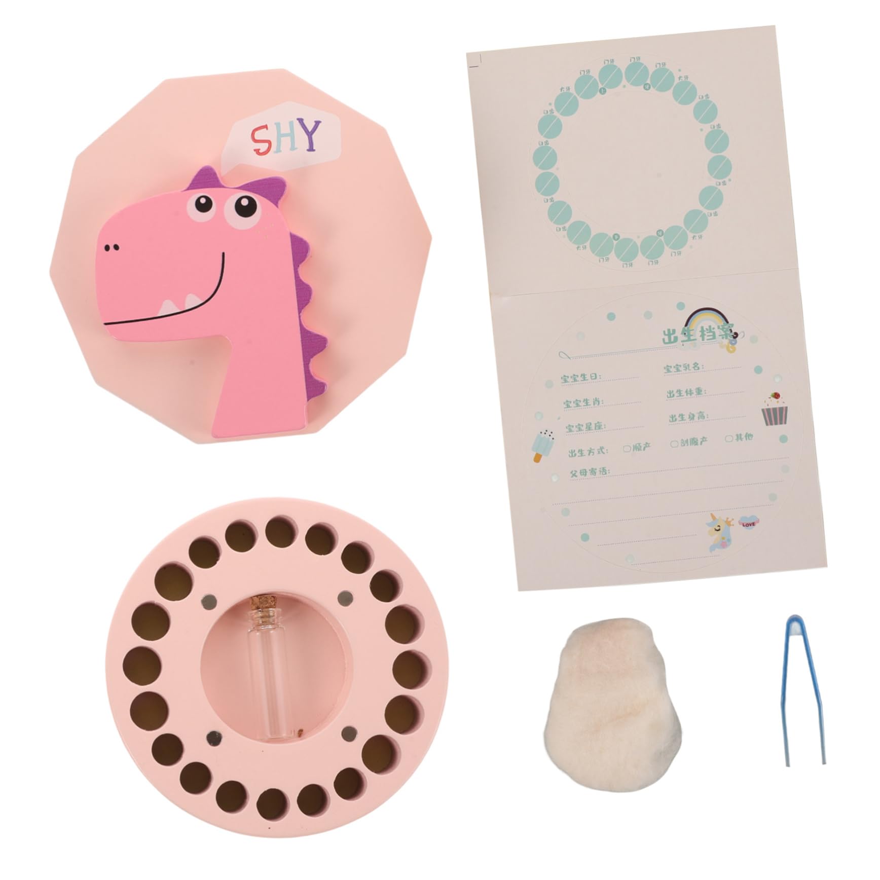 CIMAXIC Boys and Girls Tooth Storage Box Wooden Box Large Size for Boys Girls Keepsake