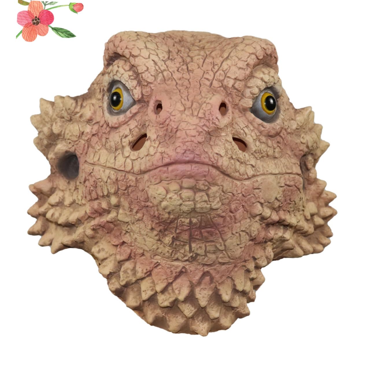 TOYANDONA 1pezzi Maschera Da Lizard Per Halloween Testa Animale Realistica Per Feste e Costumi Accessorio Divertente Per Carnevale e Eventi Festivi