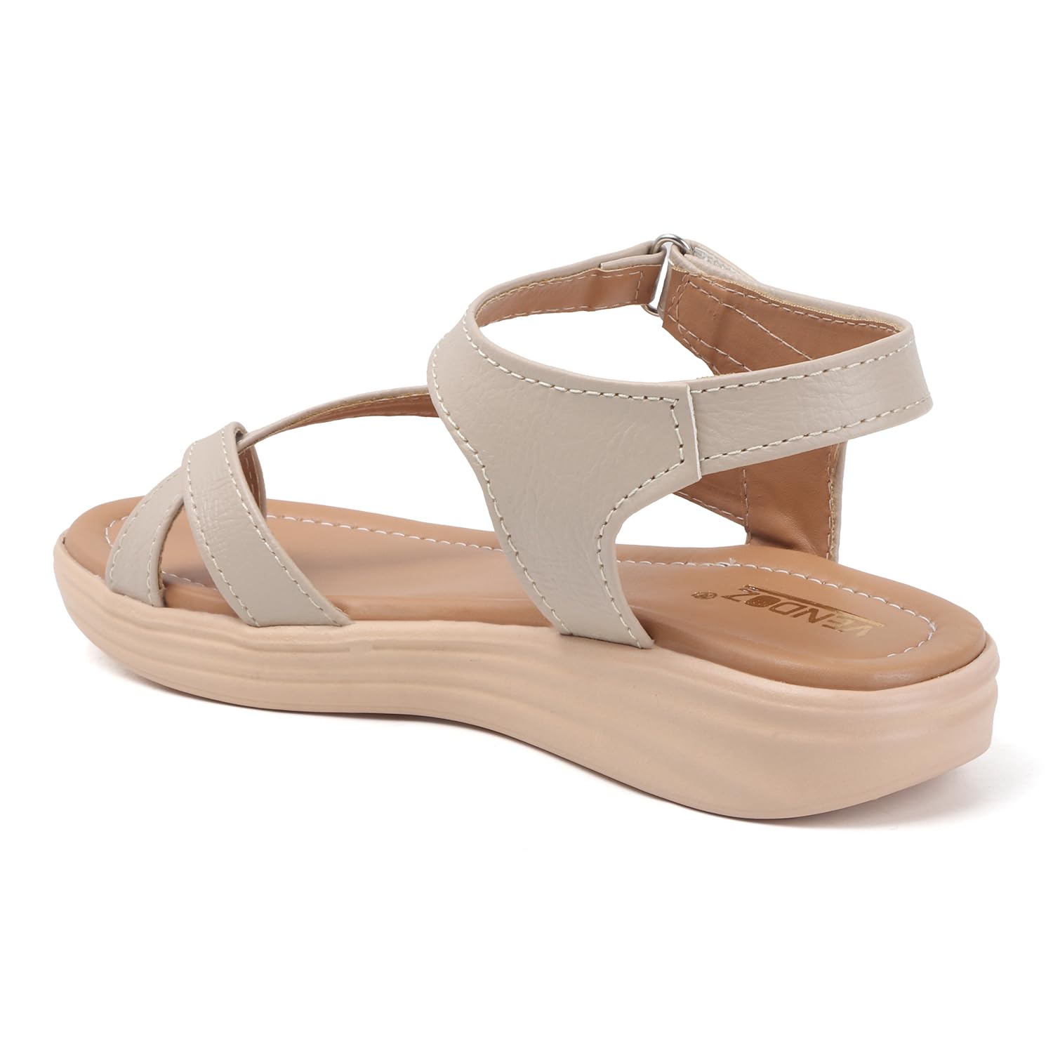 Vendoz Women Stylish Slippers Wedges I Flat Slip on Sandals I Stylish and Casual for Everyday use I Comfortable & Lightweight for Girls & Ladies - Image 4