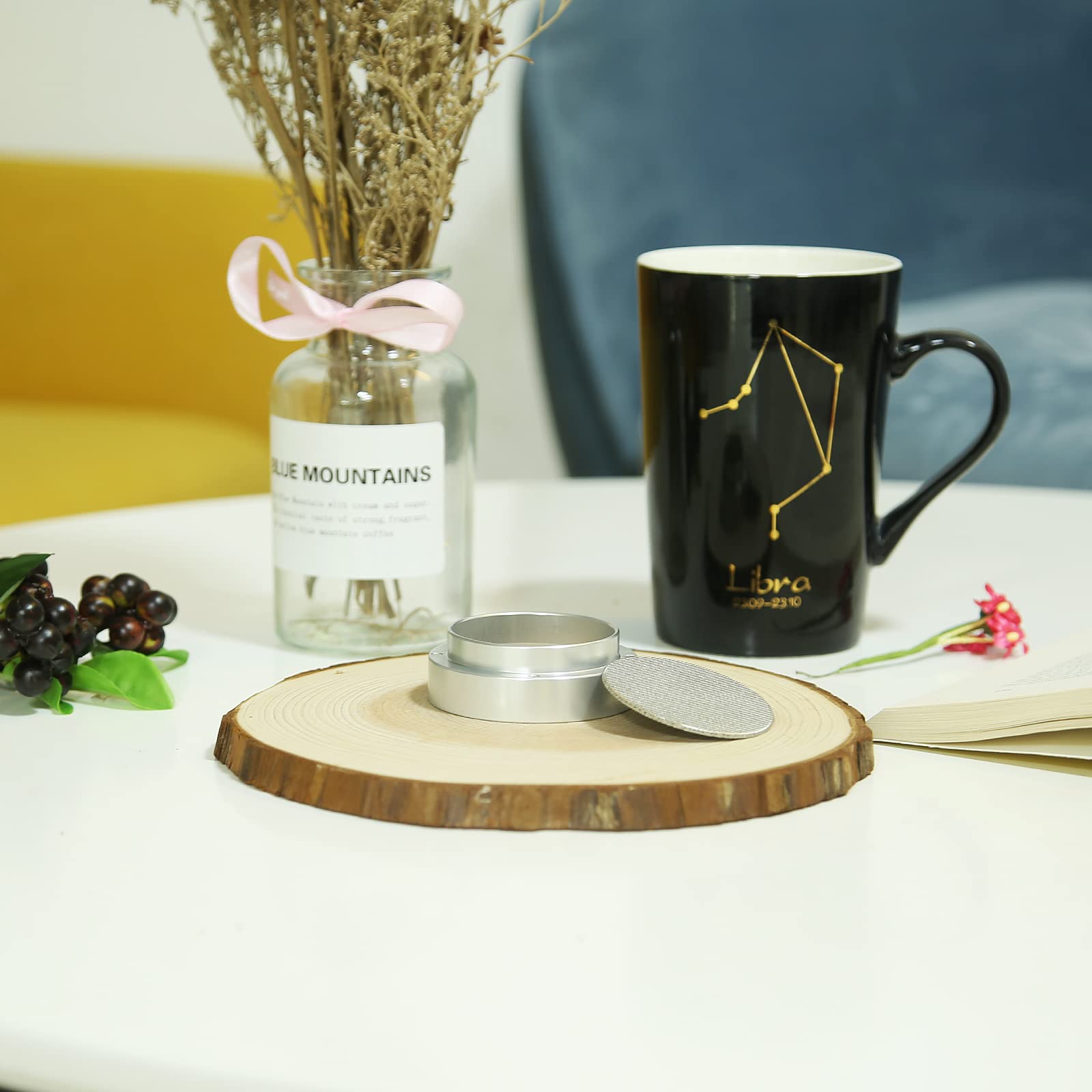 Doseur Magnétique Normcore Entonnoir 51mm - Pour Café Expresso, Porte-Filtre Delonghi - Noir Accessoire Barista