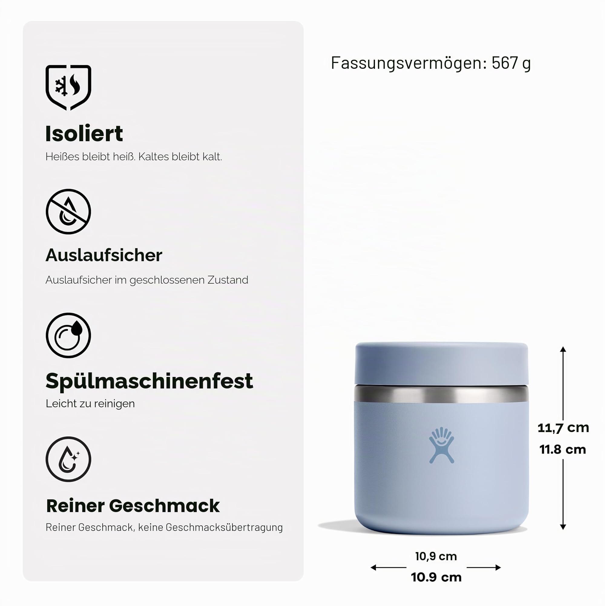 Hydro Flask Isolierter Lebensmittelbehälter, 590 ml, Surf