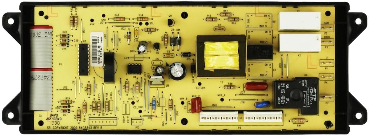Replacement for Kenmore Oven 316557118 Electronic Clock Timer ES305, White Overlay #Used # Tested