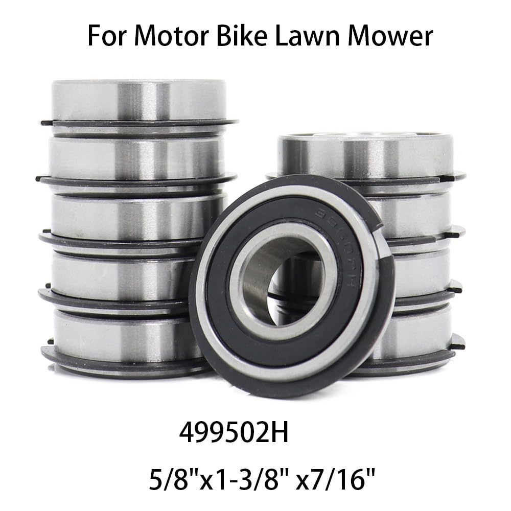 Reemplazo de rodamientos 10 Uds 99502-HNR rodamientos de rueda 5/8 "* 1-3/8" * 7/16 "para Motor Mini bicicleta cortacésped Go Kart carretillas carros
