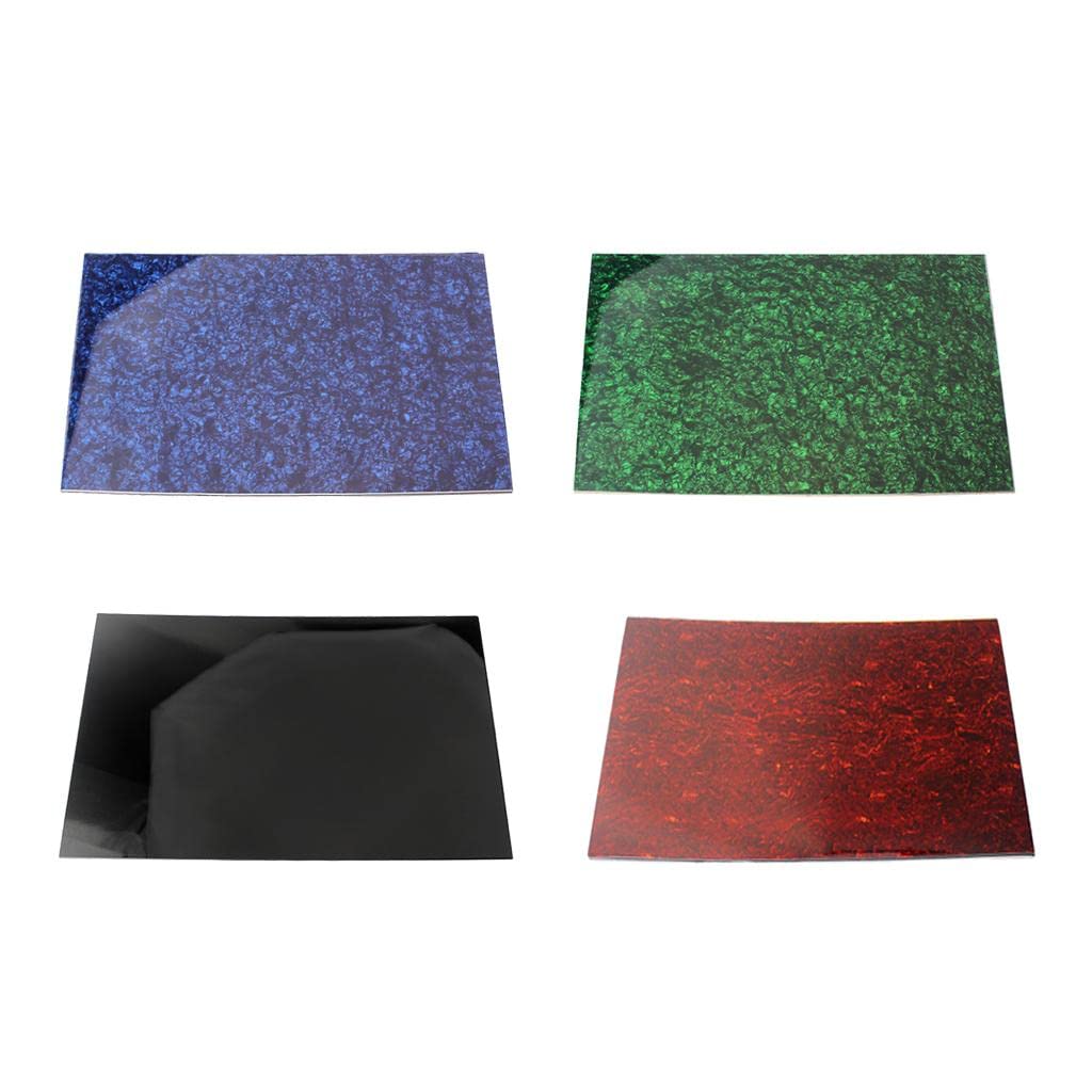 Guitar Blank Scratch Plate Guard Pickguard Material PVC 3-ply Black-image-15