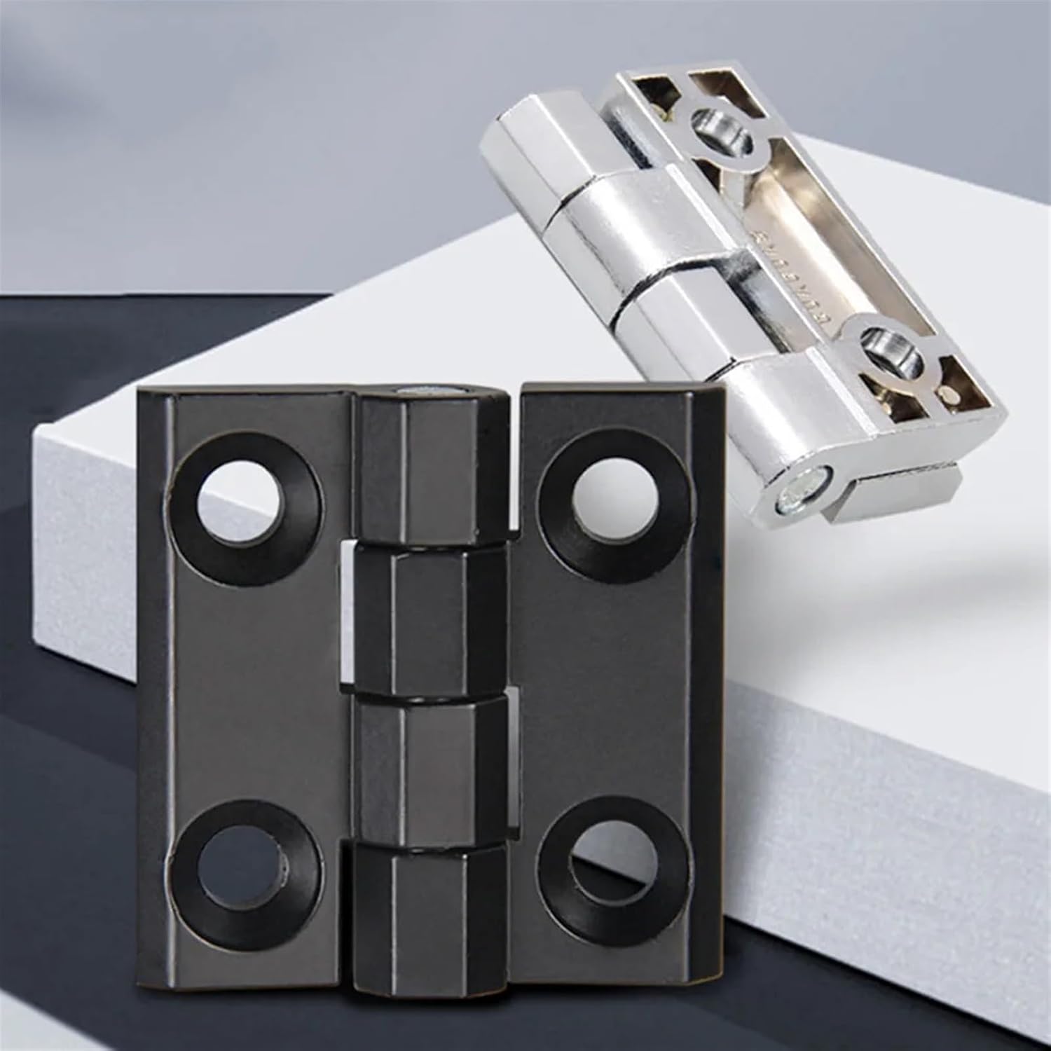 Door Butt Hinges Heavy-Duty Backflap Hinges Aluminium Box Distribution Box Electrical Cabinet Door Hinge Industrial Hardware(60x60mm)