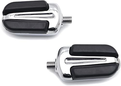 Miniatura 6 de HTTMT 216-105- 2 clavijas cromadas para palanca de cambios compatibles con todos los modelos Harley Davidson (Electra Glide Standard FLHT/Electra