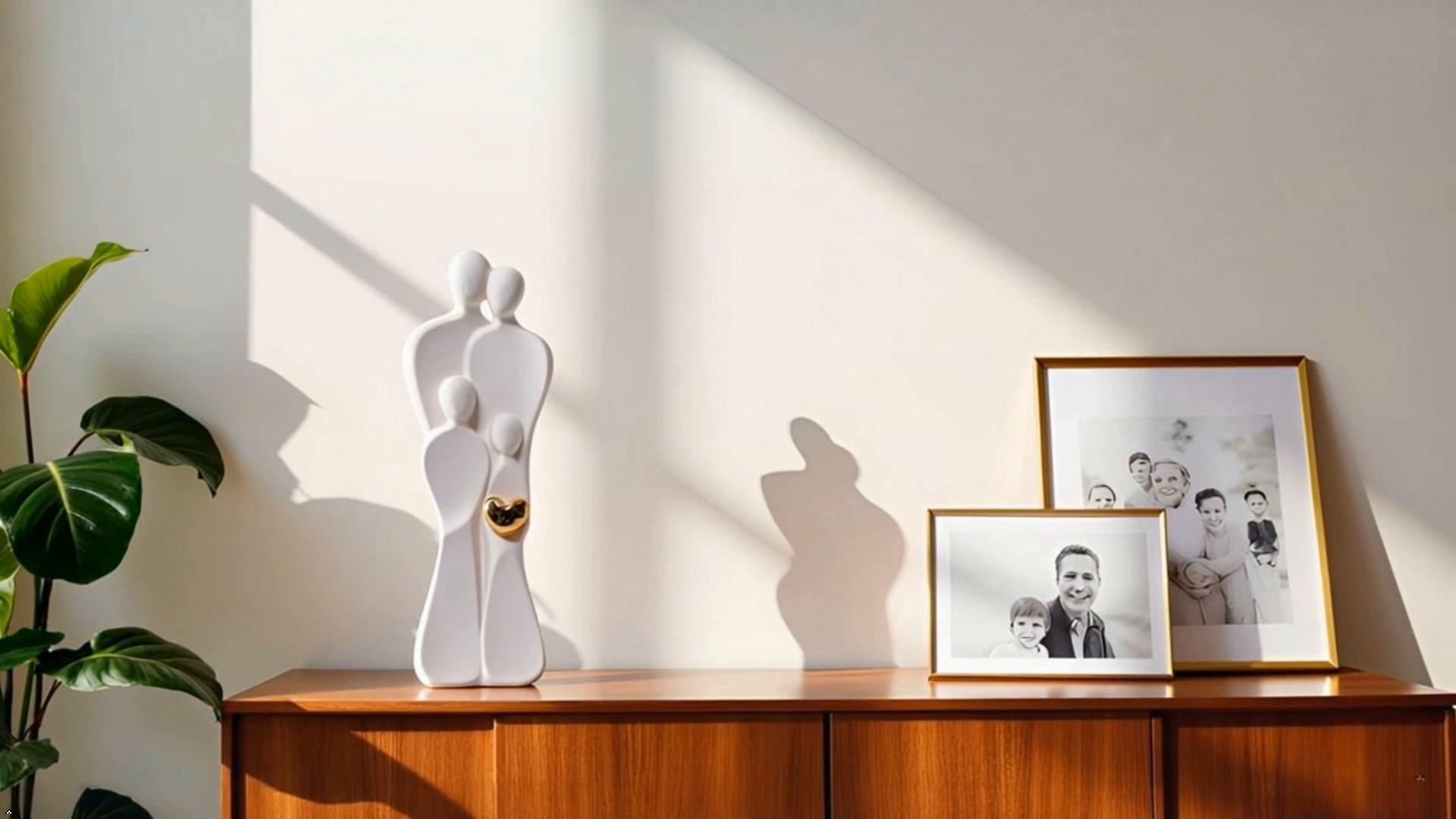 Escultura Familiar de Cerámica para 4 Personas miniatura 7